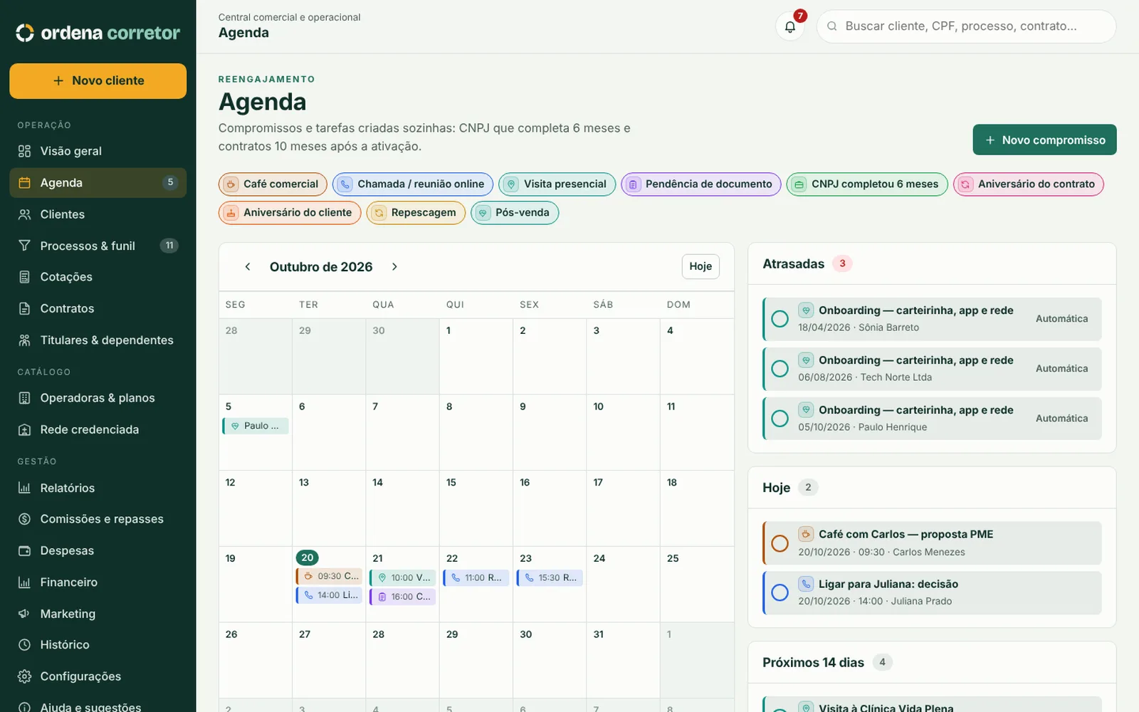 Tela Agenda